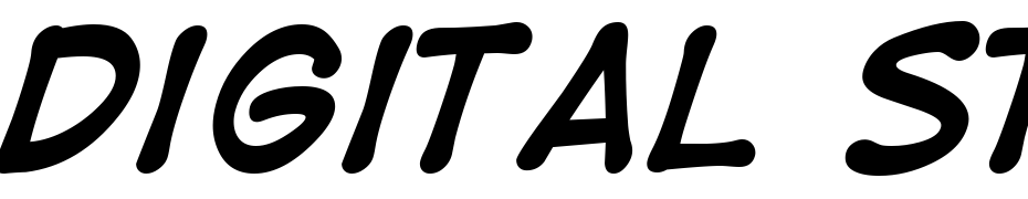 Digital Strip Bold Font Download Free