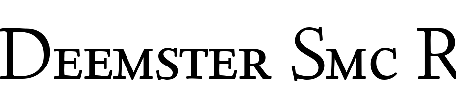 Deemster Smc Regular Font Download Free
