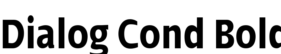 Dialog Cond Bold Font Download Free