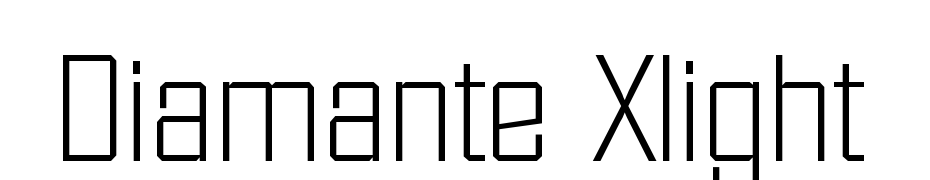 Diamante Xlight Font Download Free