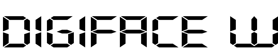 Digiface Wide Regular Font Download Free