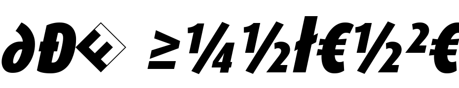 Dax Condensed Black Italic Exp Font Download Free