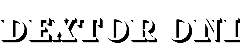 Dextor Onl Sha D Font Download Free
