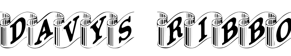 Davys Ribbons Regular Font Download Free