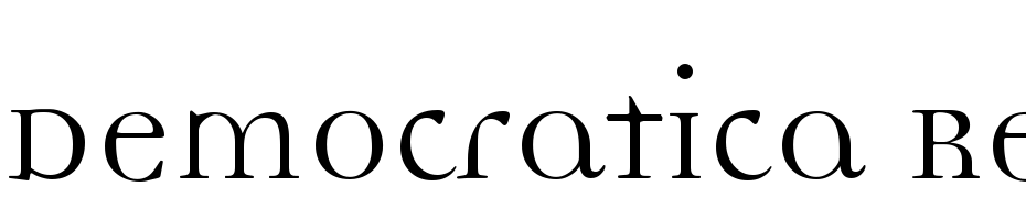 Democratica Regular Medium Font Download Free