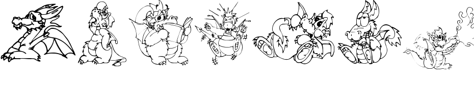 Delightful Lil Dragons Font Download Free