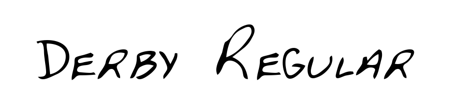 Derby Regular Font Download Free