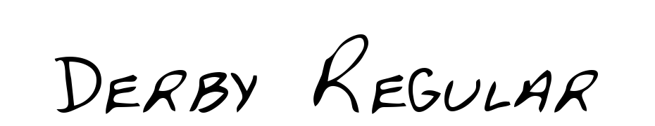 Derby Regular Font Download Free