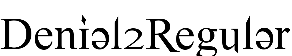 Denial2Regular Font Download Free
