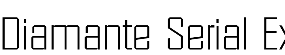 Diamante Serial Extra Light Regular Font Download Free