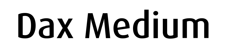 Dax Medium Font Download Free