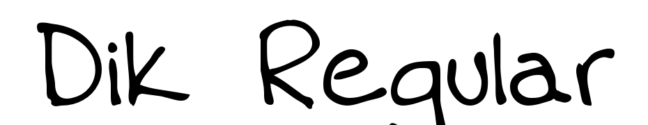 Dik Regular Font Download Free