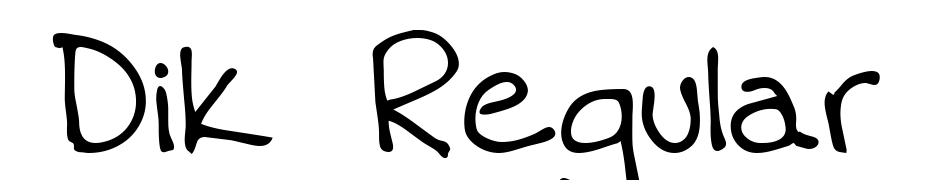 Dik Regular Font Download Free