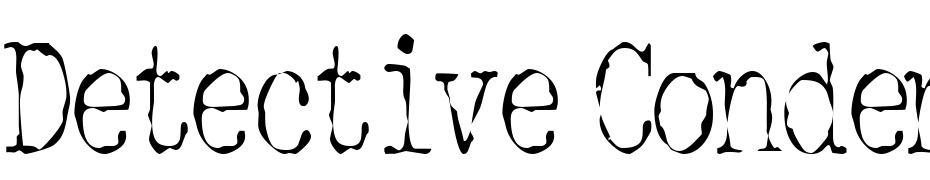 Detective Condensed Font Download Free