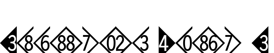 Digitsand Pairs D Font Download Free