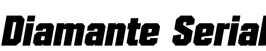 Diamante Serial Heavy Regular Italic Font Download Free