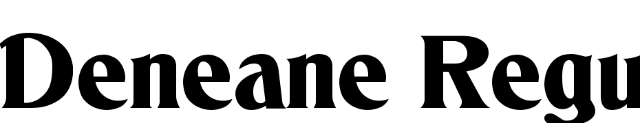 Deneane Regular Font Download Free