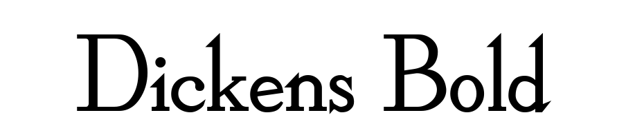 Dickens Bold Font Download Free