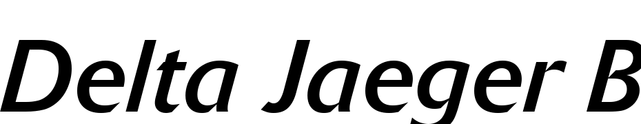 Delta Jaeger Book Italic Font Download Free