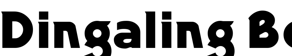 Dingaling Bold Regular Font Download Free