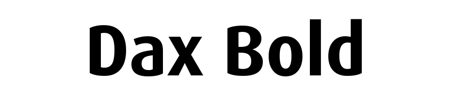 dax bold font free download mac