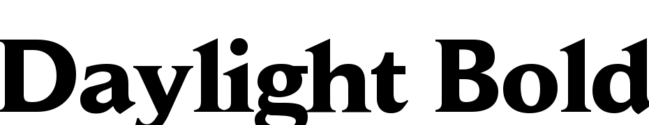 Daylight Bold Font Download Free