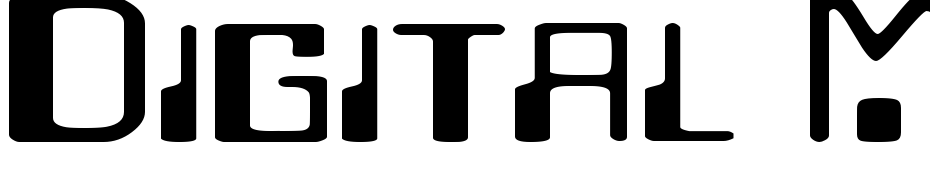Digital Machine Extended Font Download Free