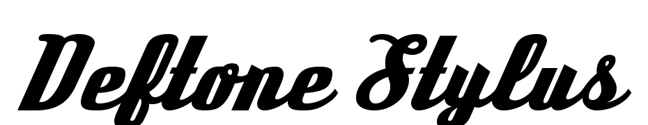 Deftone Stylus Regular Font Download Free