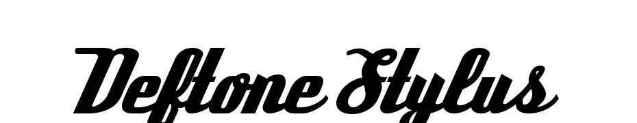 Deftone Stylus Font Download Free