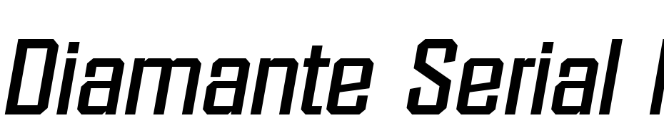 Diamante Serial Medium Regular Italic Yazı tipi ücretsiz indir