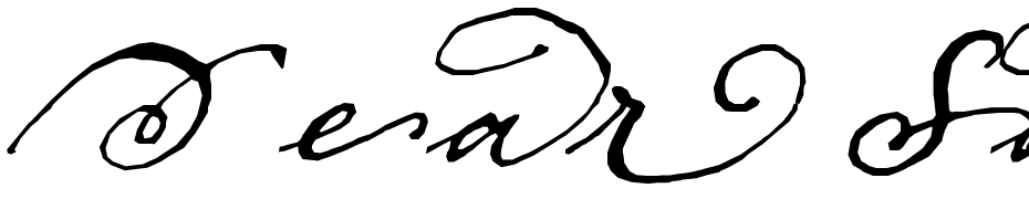 Dear Sarah Swash Font Download Free