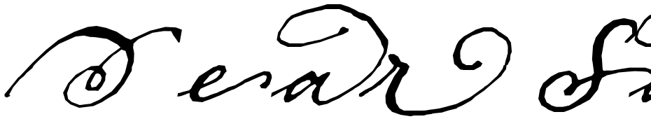 Dear Sarah Swash Font Download Free