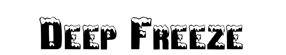 Deep Freeze Font Download Free