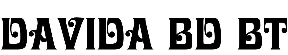 Davida Bd BT Bold Font Download Free