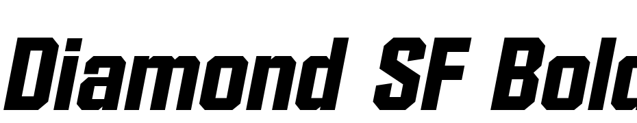 Diamond SF Bold Italic Font Download Free
