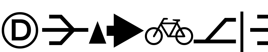 Deutsche Bahn AG Three Font Download Free