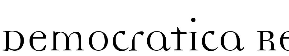 Democratica Regular Oldstyle Regular Font Download Free