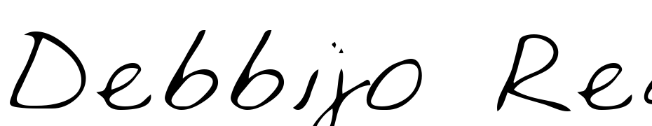 Debbijo Regular Font Download Free