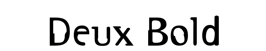 Deux Bold Font Download Free