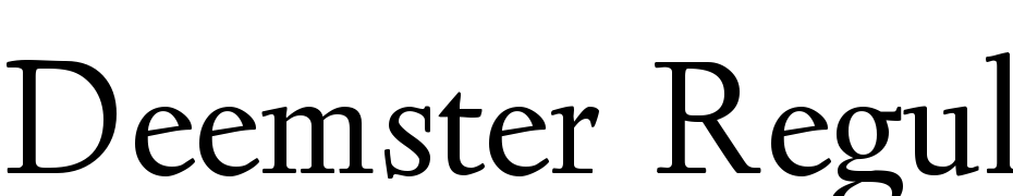 Deemster Regular Font Download Free
