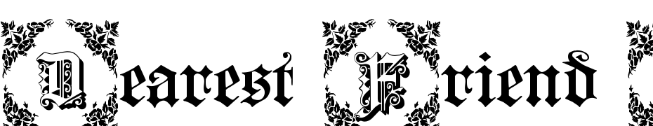 Dearest Friend Lite Font Download Free
