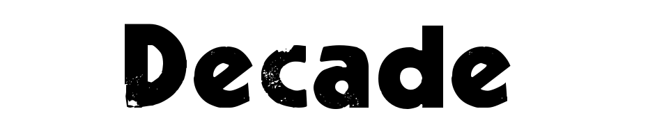 Decade Font Download Free