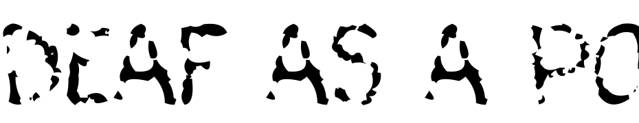 Deaf As A Post Schrift Herunterladen Kostenlos