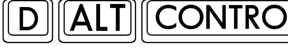 Davys Big Key Caps Font Download Free