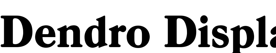 Dendro Display SSi Font Download Free