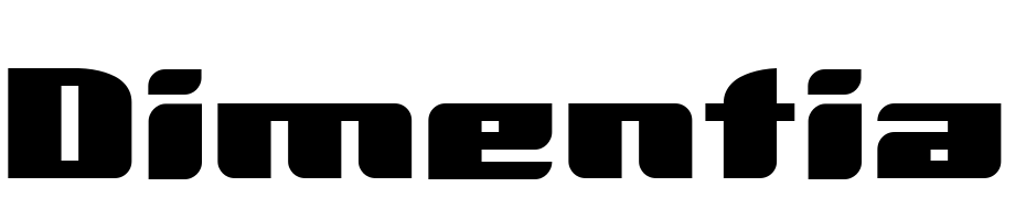 Dimentia Wide Font Download Free