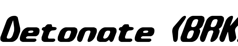 Detonate (BRK) Fuente Descargar Gratis