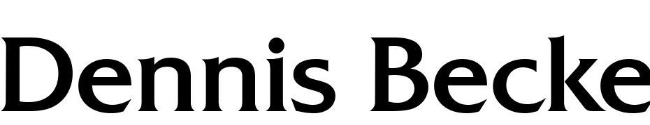 Dennis Becker Font Download Free