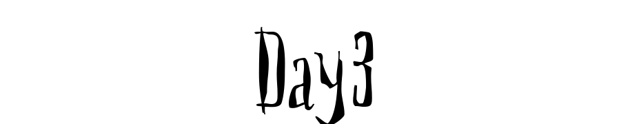 Day3 Font Download Free