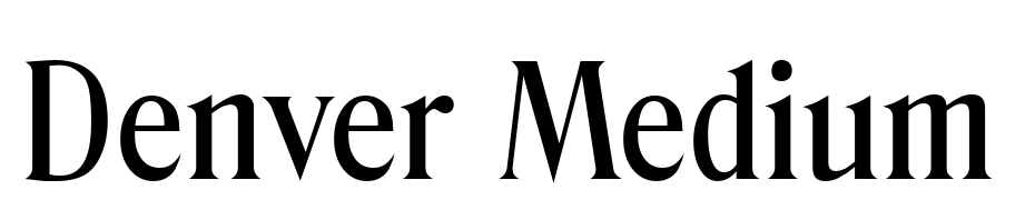 Denver Medium Font Download Free